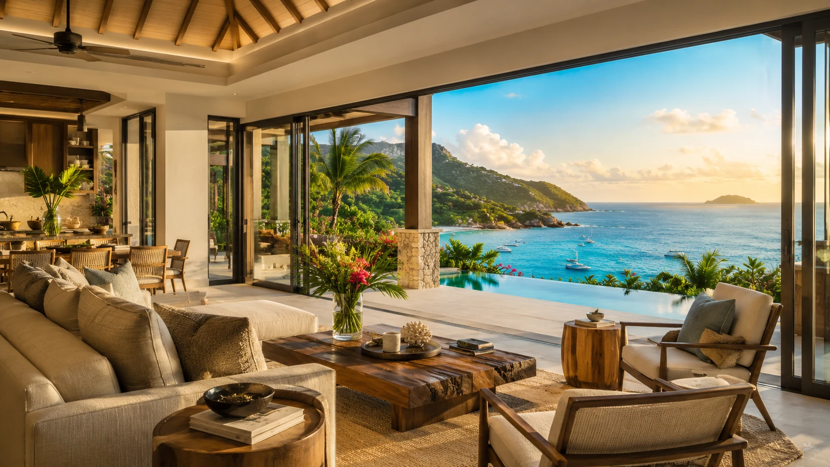 Empathia Village — villa interior, Seychelles
